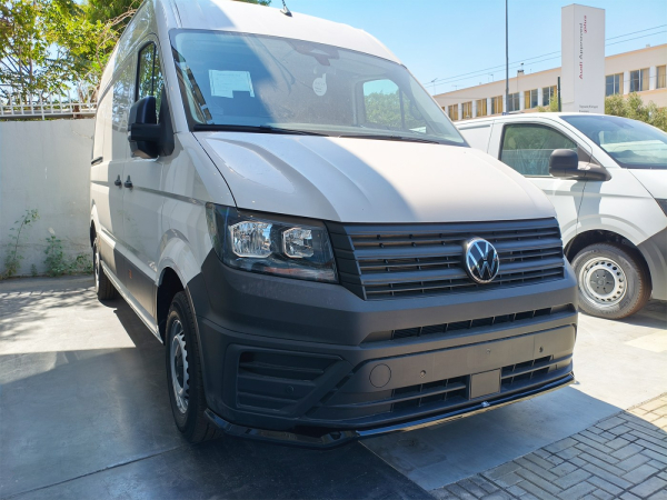 Frontspoiler passend für VW Crafter 2017- und MAN TGE 2017- in GLANZ SCHWARZ