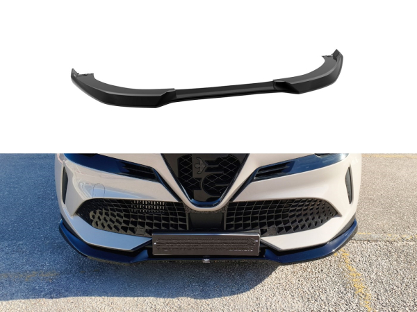 Frontspoiler passend für Alfa Romeo Junior 2024- in GLANZ SCHWARZ