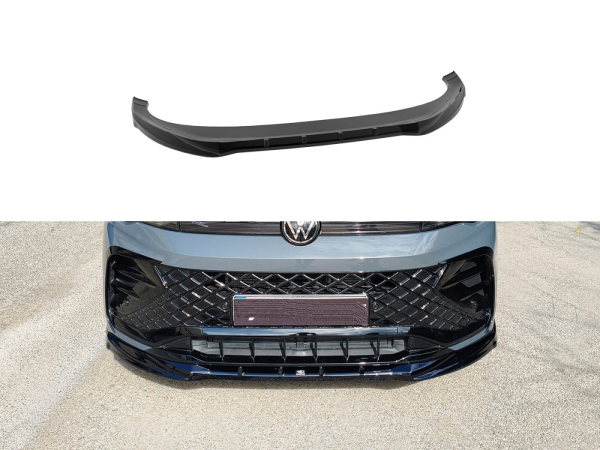 Frontspoiler passend für VW Tiguan R-Line 2024- in GLANZ SCHWARZ