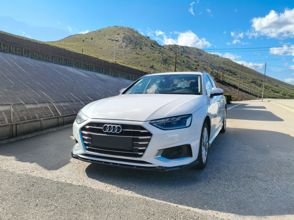 Frontspoiler passend für Audi A4 B9 Facelift 2019-2024 in GLANZ SCHWARZ