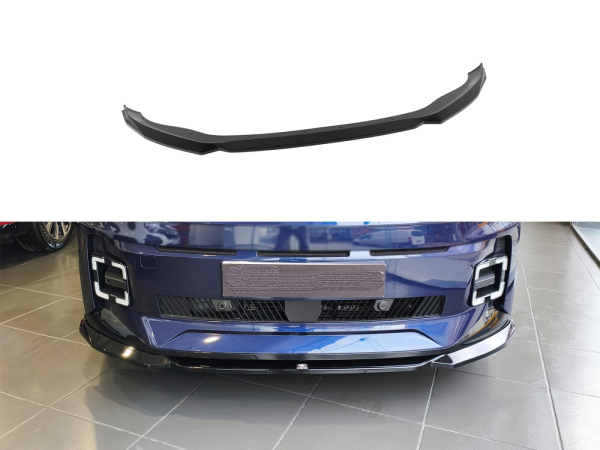 Frontspoiler passend für Renault 5 E-Tech 2024- in GLANZ SCHWARZ