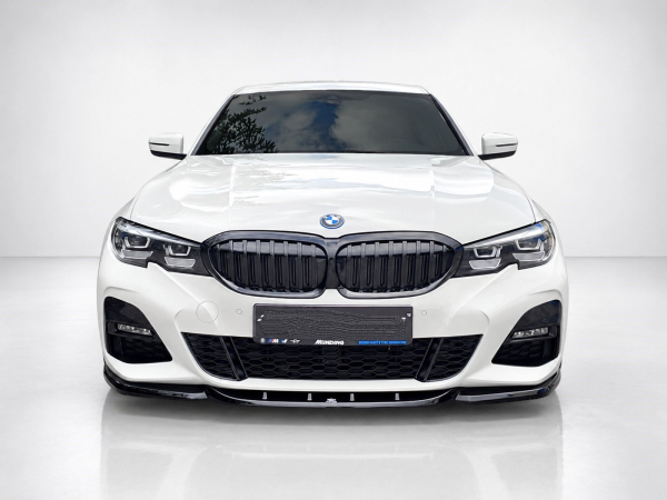 Frontspoiler passend für BMW 3er G20 G21 18-22 M-Paket in GLANZ SCHWARZ