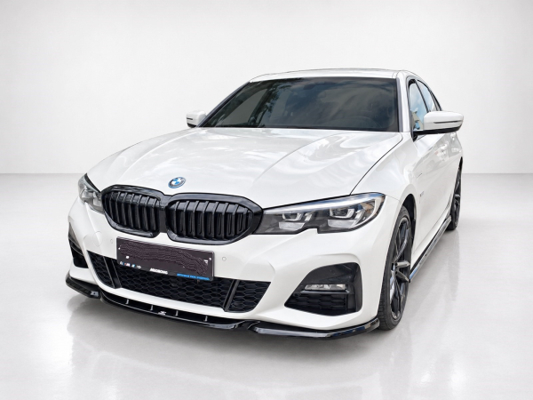 Frontspoiler passend für BMW 3er G20 G21 18-22 M-Paket in GLANZ SCHWARZ
