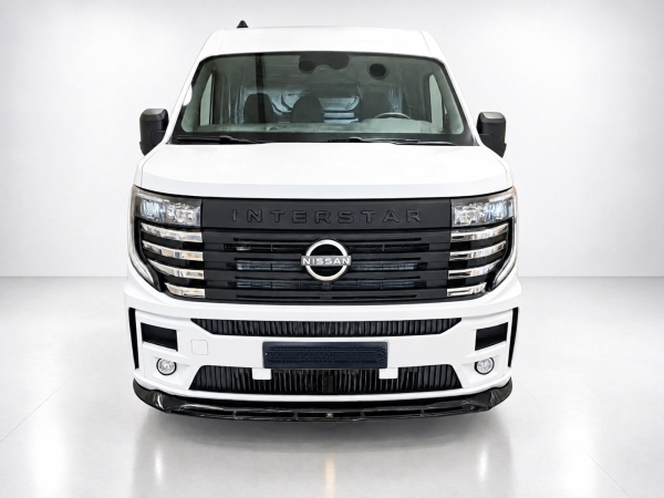 Frontspoiler passend für Renault Master und Nissan Interstar 2024- in GLANZ SCHWARZ