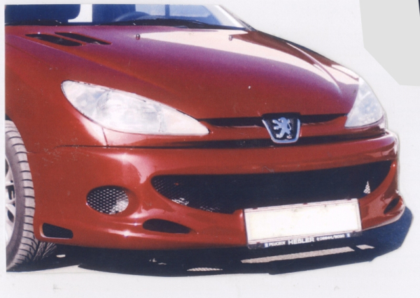 Front Stoßstange vorne Frontschürze passend für Peugeot 206
