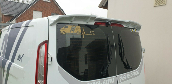 Dachspoiler Heckspoiler Spoiler Extreme passend für Ford Transit Custom mit Hecktüre 2013-09/2023