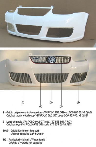 Front Stoßstange vorne Frontschürze passend für VW Golf IV