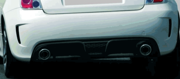 Heck Stoßstange hinten Heckschürze Duplex passend für Fiat 500 nicht Abarth