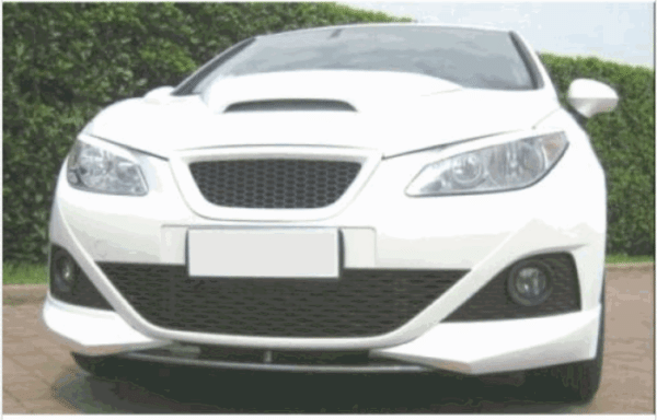 Frontspoiler mit Carbon-Überzug passend für Seat Ibiza 08-01/12