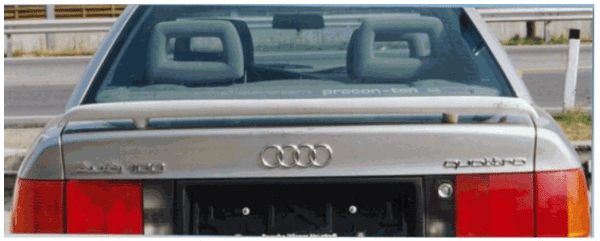 Heckflügel Heckspoiler Flügel Spoiler passend für Audi100 C4