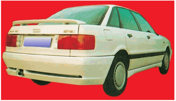Heckflügel Heckspoiler Flügel Spoiler passend für Audi 80/90 Limousine
