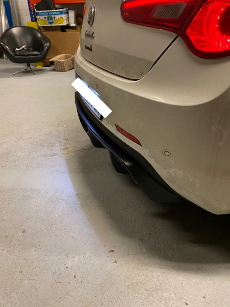 Heckdiffusor Diffusor Ansatz Duplex passend für Alfa Giulietta