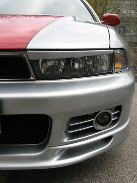 Satz Scheinwerferblenden Blenden Böser Blick passend für Mitsubishi Galant