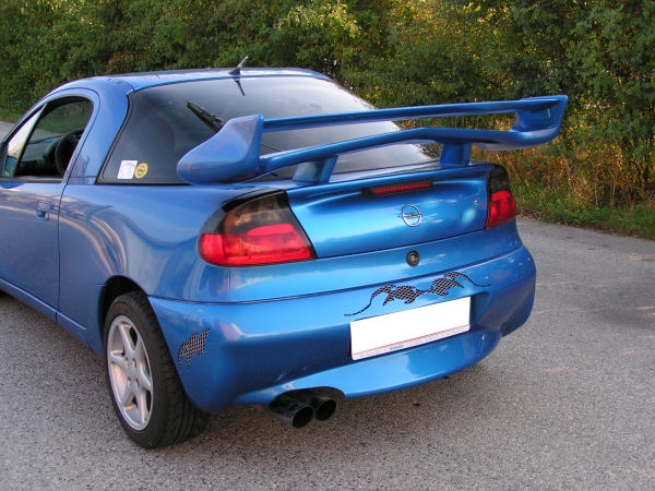 Heckflügel Heckspoiler Flügel Spoiler XXL passend für Opel Tigra