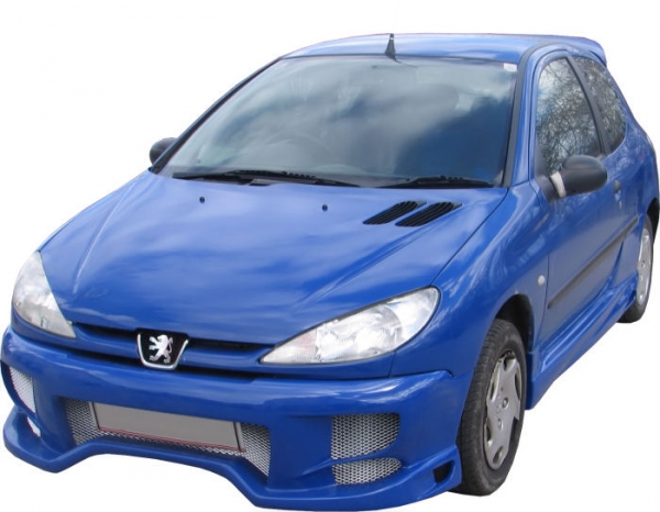 Front Stoßstange vorne Frontschürze passend für Peugeot 206