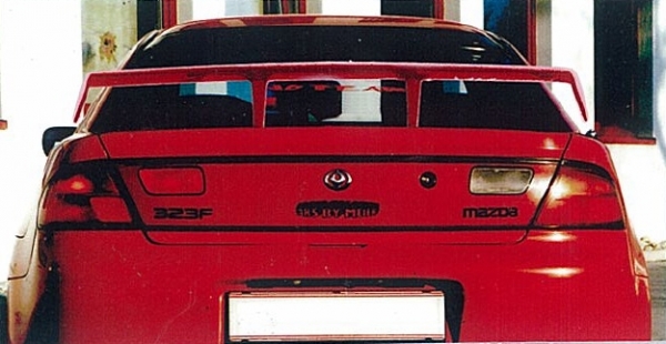Heckflügel Heckspoiler Flügel Spoiler XL passend für Mazda 323 (FBA)
