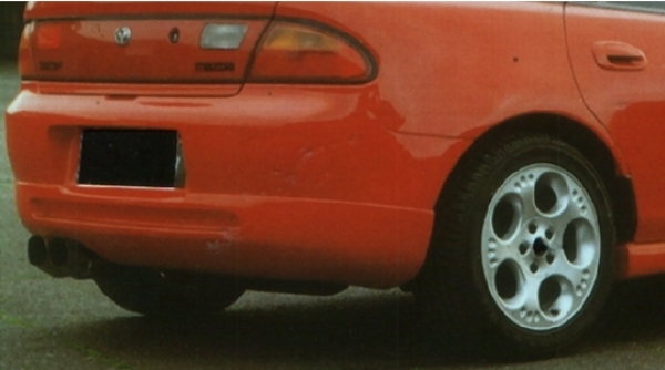 Heckdiffusor Diffusor Ansatz Heckschürzenansatz passend für Mazda 323 (FBA)