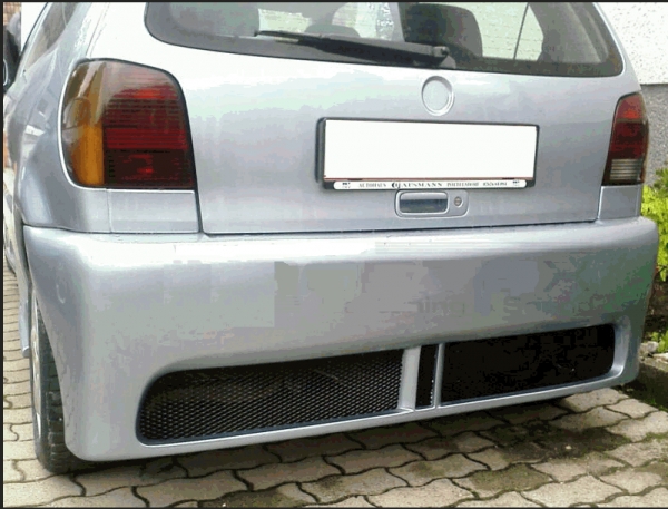 Heck Stoßstange hinten Heckschürze passend für VW Polo