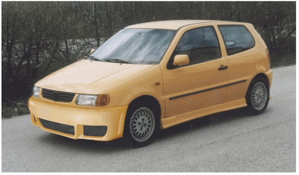 Front Stoßstange vorne Frontschürze passend für VW Polo