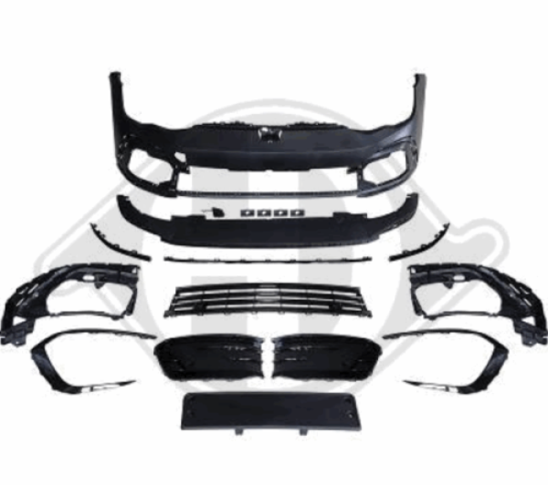 Front Stoßstange vorne in Sport Optik passend für VW Golf 8 19-24 nicht R-Line 2218352 mit ABE