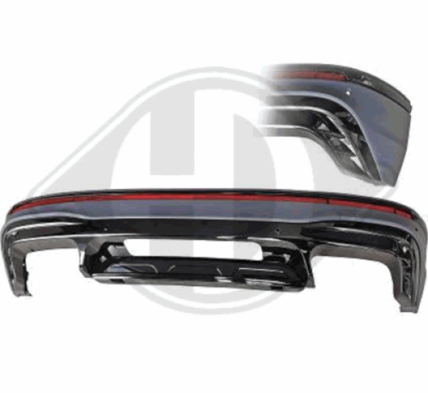 Heck Stoßstange Ansatz in Sport Optik passend für VW Tiguan 20-23 nicht R 2257355 mit ABE