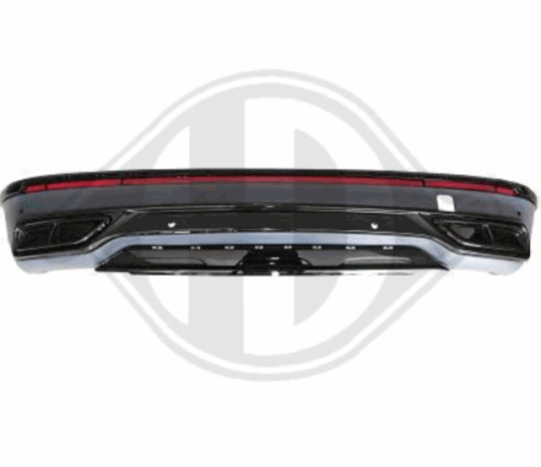 Heck Stoßstange Ansatz in Sport Optik passend für VW Tiguan 20-23 nicht R 2257356 mit ABE