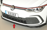 Rieger Frontspoiler Spoiler für VW Golf 8 GTI GTD GLANZ SCHWARZ 88290